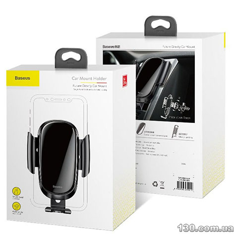 Автомобільний тримач Baseus Future Gravity Car Mount Black SUYL-WL01