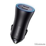 Car charger Baseus Golden Contactor Pro Dual Fast Charger Car Charger C+C 40W Dark Gray CGJP000013