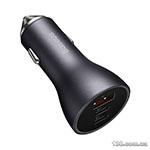 Автомобильное зарядное устройство Baseus Golden Contactor Pro Triple Fast Charger Car Charger 65W U+C+C Dark Gray CGJP010013