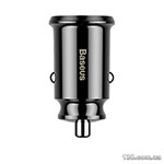 Автомобильное зарядное устройство Baseus Grain Car Charger 3.1A Black CCALL-ML01