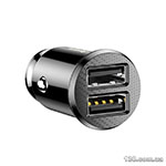 Автомобильное зарядное устройство Baseus Grain Car Charger 3.1A Black CCALL-ML01