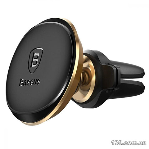 Автомобільний тримач Baseus Magnetic Air Vent Car Mount Holder Gold SUGX-A0V