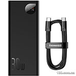 Power bank Baseus PPAD040101 Adaman2 Digital Display Fast Charge 20000 mAh 30W, 2*USB+Type-C, Black, Q20