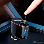 Car charger with FM modulator Baseus S-06 Car Bluetooth MP3 Player Black CCHC000001