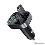 Автомобильное зарядное устройство с FM-модулятором Baseus S-09 Pro Series Car FM Transmitter Cluster Black C10762200113-00