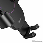 Car holder Baseus Simplism gravity car mount holder with suction base Black SUYL-JY01