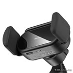 Автомобільний тримач Baseus Steel Cannon pro Solar Electric Car Mount Black SUGP010001