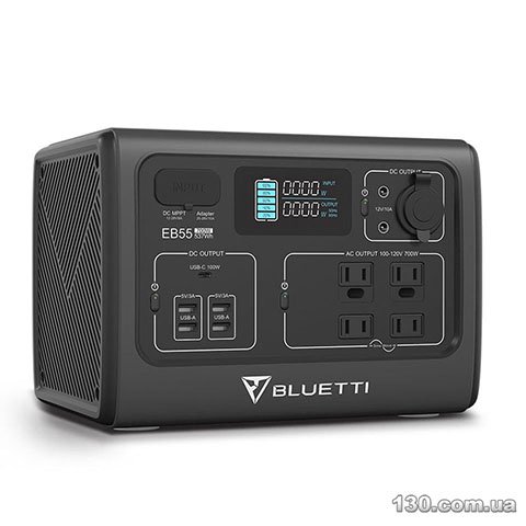 Bluetti PowerOak EB55 537Wh (PB930340) — Портативна зарядна станція 700W 150000mAh