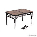 Table Bo-Camp Decatur 90x60 cm Black/Wood look (1404200)