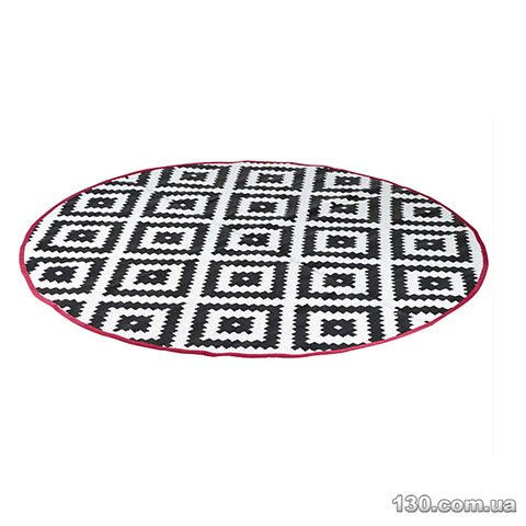 Bo-Camp Falconwood Round Black/White (4271100) — килимок для пікніка