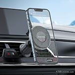 Car holder Borofone BH77 Seaside air outlet ring magnetic car holder BH77