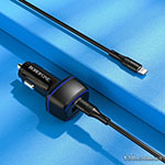 Car charger Borofone BZ14A Mercury PD20W+QC3.0 (Type-C to Lightning) Black BZ14ACLB