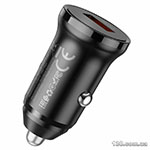 Car charger Borofone BZ18 single port QC3.0 car charger 18W Black BZ18B