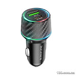 Car charger Borofone BZ21 Brilliant 48W dual port PD30W+QC3.0 car charger Black BZ21B