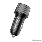 Автомобильное зарядное устройство Borofone BZ21A Brilliant 36W dual port QC3.0 car charger Black BZ21AB