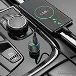 Автомобильное зарядное устройство Borofone BZ21A Brilliant 36W dual port QC3.0 car charger Black BZ21AB