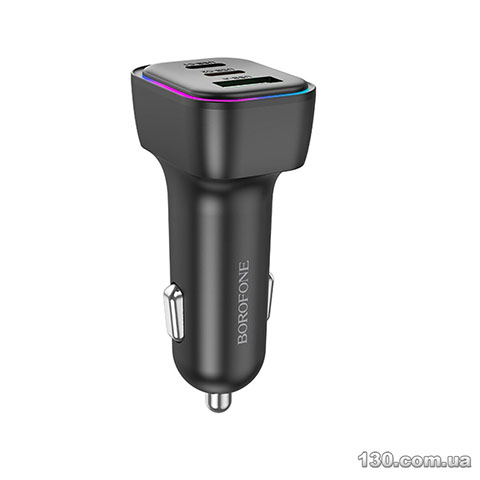 Автомобильное зарядное устройство Borofone BZ28C Trophie PD60W (2C1A) car charger Black