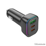 Автомобильное зарядное устройство Borofone BZ28C Trophie PD60W (2C1A) car charger Black