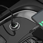 Автомобильное зарядное устройство Borofone BZ29A Talented PD36W+QC3.0 car charger set (Type-C to Type-C) Black