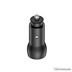 Car charger Borofone BZ9 Wise route dual port car charger Black BZ9B