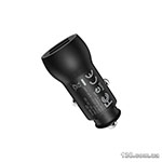 Car charger Borofone BZ9 Wise route dual port car charger Black BZ9B