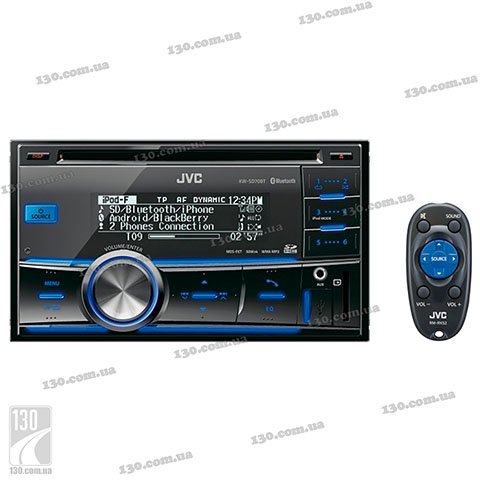 JVC KW-SD70BTEYD — CD/USB автомагнітола з Bluetooth