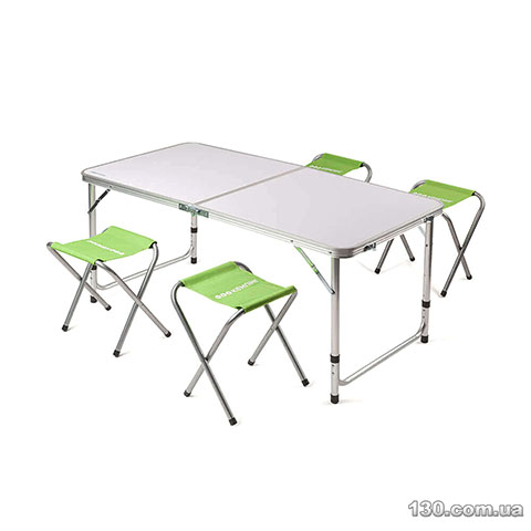 Кемпінг XN-12064 — стіл складний + 4 стільця
