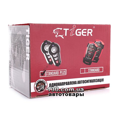 Car alarm Tiger STANDARD Plus with one-way communication and siren