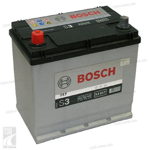 Car battery Bosch S3 545 079 030 45 Ah left “+”