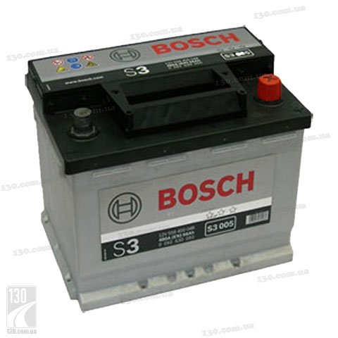 Bosch S3 (0092S30050) 56 Ач — автомобильный аккумулятор «+» справа