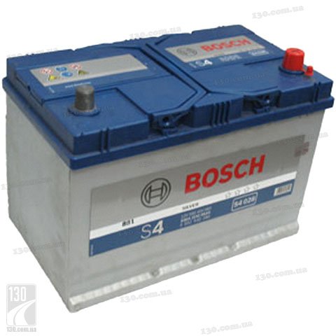 Bosch S4 Silver 595 404 083 95 Ah — car battery right “+” for Asia type cars