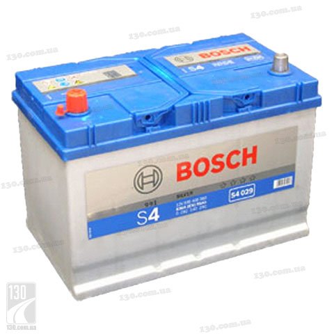 Bosch S4 Silver 595 405 083 95 Ah — car battery left “+” for Asia type cars