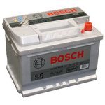 Автомобільний акумулятор Bosch S5 Silver Plus (0092S50040) 61 Аг «+» праворуч