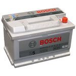 Car battery Bosch S5 Silver Plus 574 402 075 74 Ah right “+”
