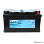 Автомобильный аккумулятор EXIDE AGM 6CT 95 Ач «+» справа