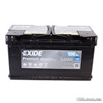 Car battery EXIDE Premium 6CT 100 Ah right «+»