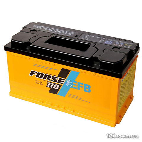 Автомобільний акумулятор Forse EFB 6CT 110 Аг «+» праворуч