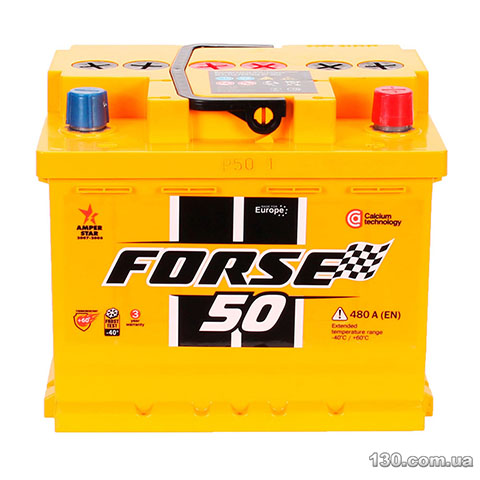Forse Premium 6CT — car battery 50 Ah right «+»