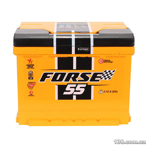 Forse Premium 6CT — car battery 55 Ah right «+»