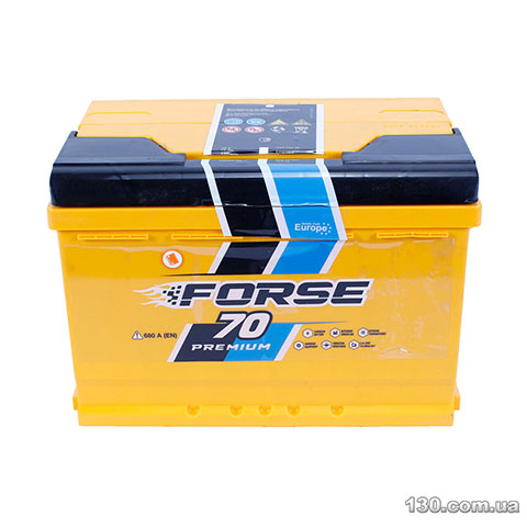 Forse Premium 6CT — car battery 70 Ah right «+»