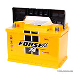 Car battery Forse Premium 6CT 74 Ah right «+»