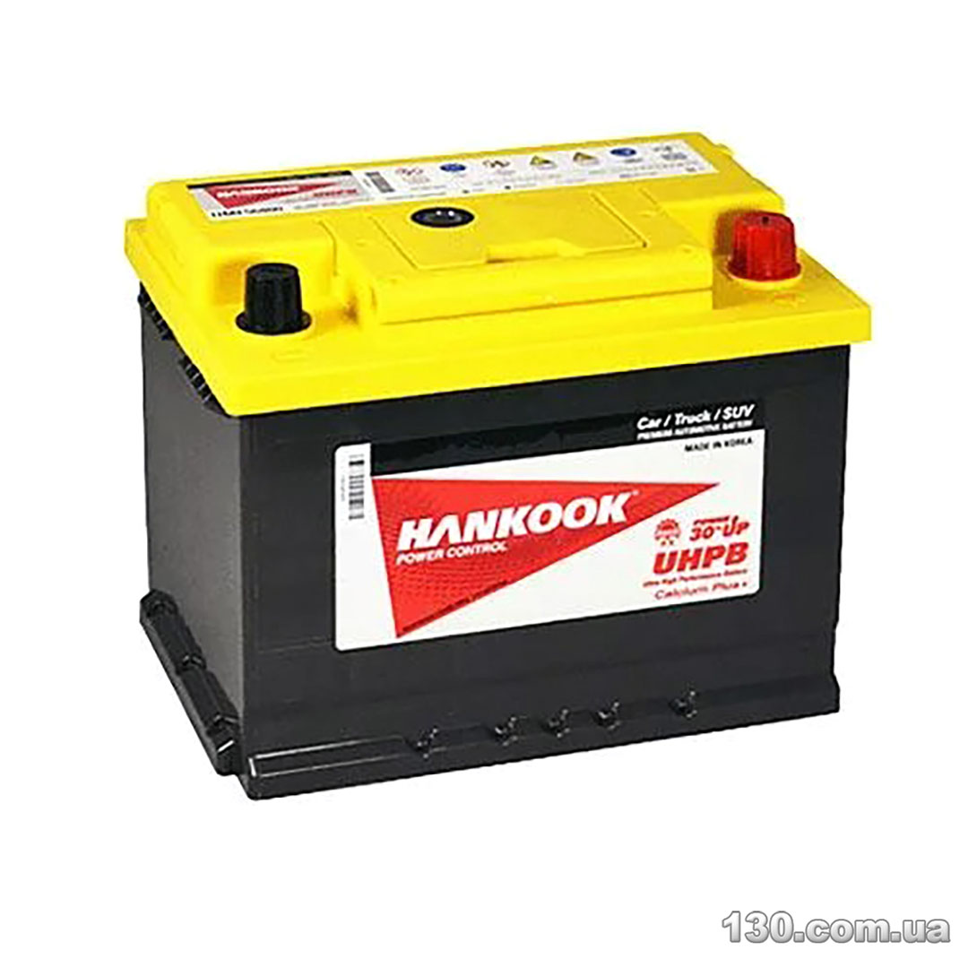 Batterie Hankook UMF56800-HK. 68Ah - 610A(EN) 12V. Boîte L2 (242x174x190mm)  - VT BATTERIES