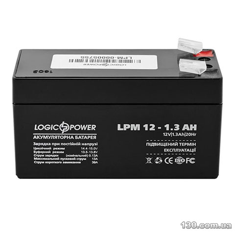 Logic Power AGM LPM 12 — автомобильный аккумулятор 1,3 Ач для Mercedes