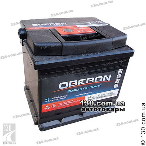 Oberon 6CT-50АЗ — автомобільний акумулятор 50 Аг