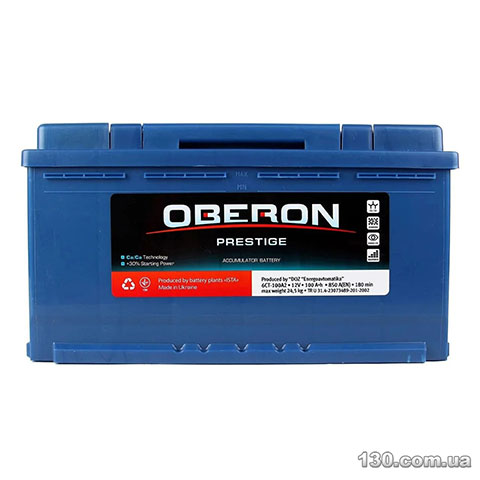 Car battery Oberon Prestige 6CT 100Ah «+» right