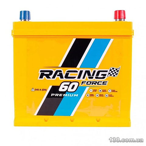 Racing Force Premium 6CT 60Ah ASIA — car battery «+» right