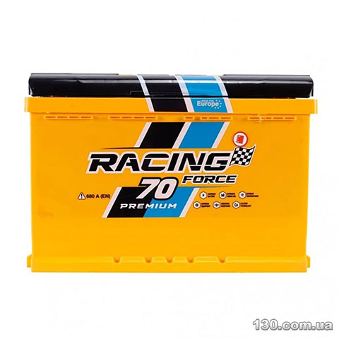 Racing Force Premium 6CT 70Ah — car battery «+» right