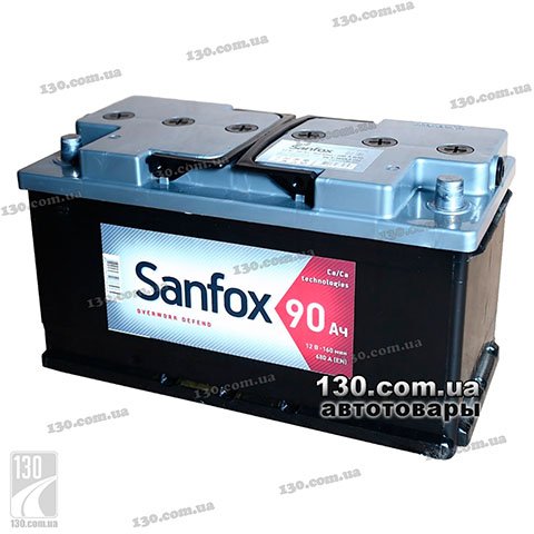 Sanfox 6CT-90АЗ — автомобильный аккумулятор 90 Ач