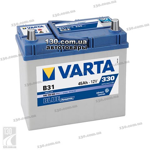 Varta Blue Dynamic 545 155 033 3132 45 Ah — car battery right “+” for Asia type cars