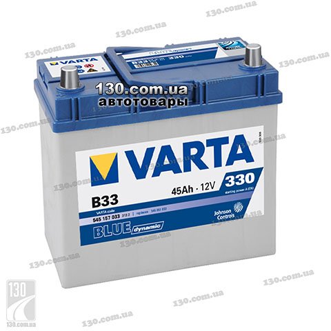 Varta Blue Dynamic 545 157 033 3132 45 Ah — car battery left “+” for Asia type cars